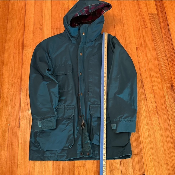 WOOLRICH Flannel Lined Full Zip Hooded Jacket 90s Women’s M - Picture 10 of 15